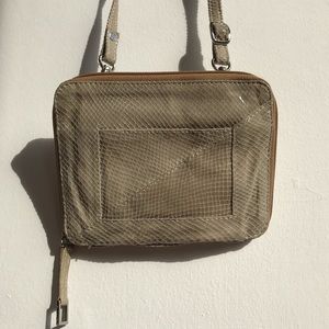 Latico Snakeskin Crossbody Bag